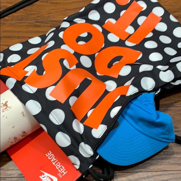 Nike JDI Heritage Sports Bag Gymsack Black - Picture 8 of 16